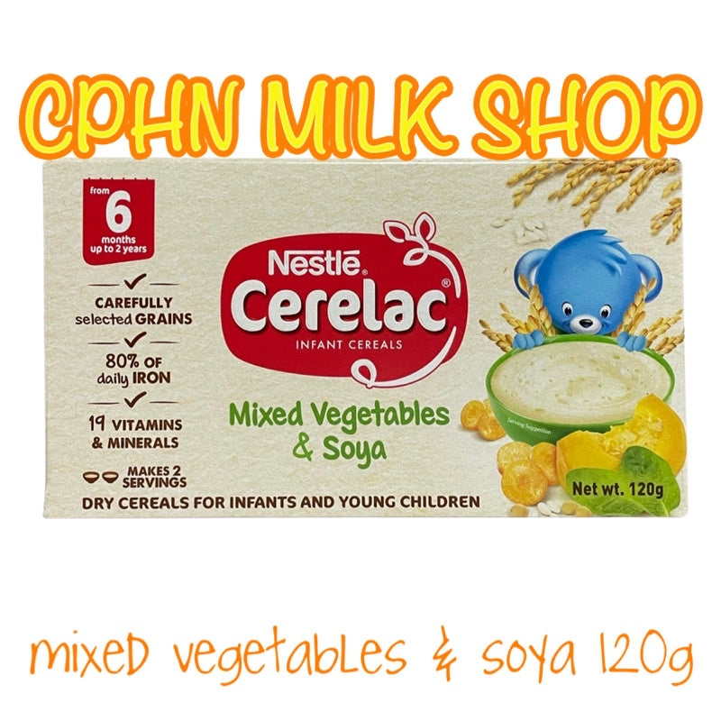 Cerelac Mixed Vegetables & Soya 120g