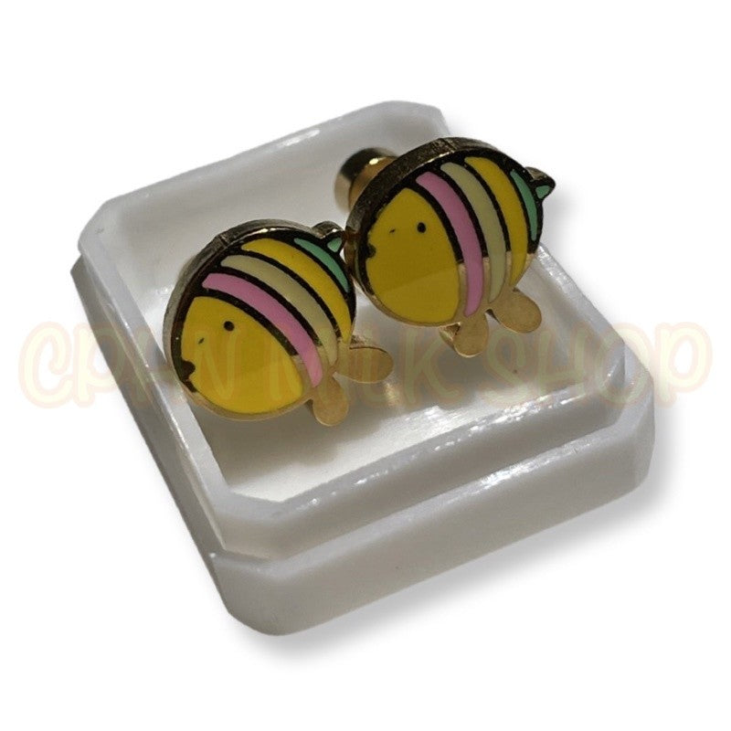Stainless Steel Earrings Bee