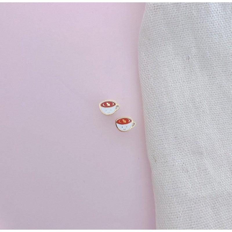 Stainless Steel Earrings Coffee