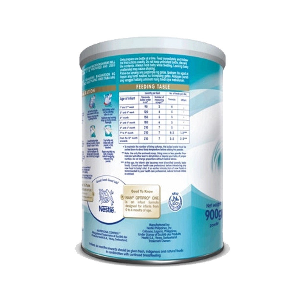 NAN® OptiPro® One 900g for 0-6 Months Old Infant Formula