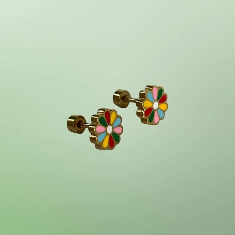 Stainless Steel Earrings Daisy