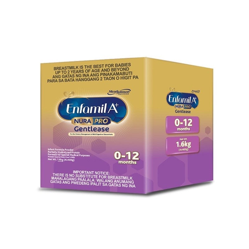 Enfamil A+ Nurapro Gentlease 1.6kg for 0-12 Months Old Infant Formula
