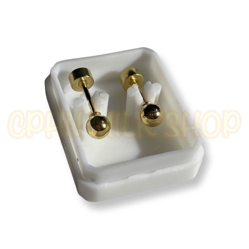 Stainless Steel Earrings Ball