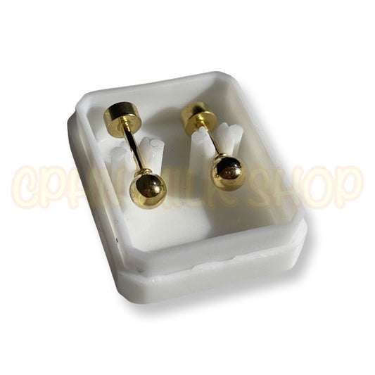 Stainless Steel Earrings Ball
