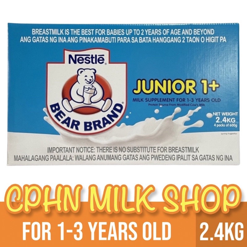 BEAR BRAND Junior 2.4kg for 1-3 Years Old Milk Supplement