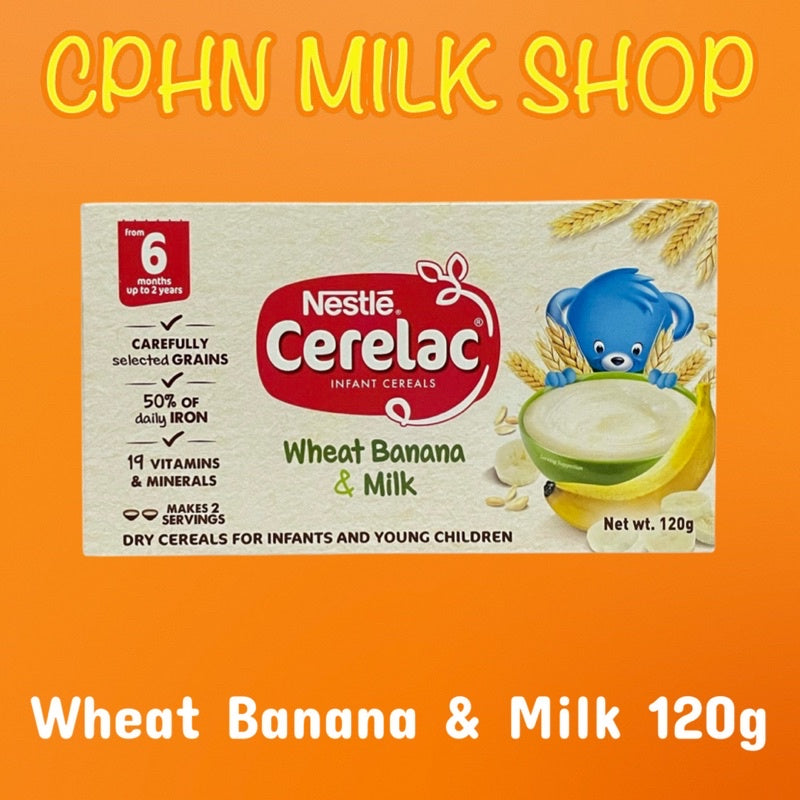 Cerelac Wheat Banana & Milk 120g
