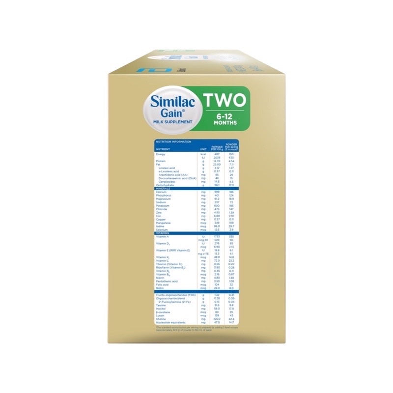 Similac Gain 1.8kg for 6-12 Months Old Infant Formula