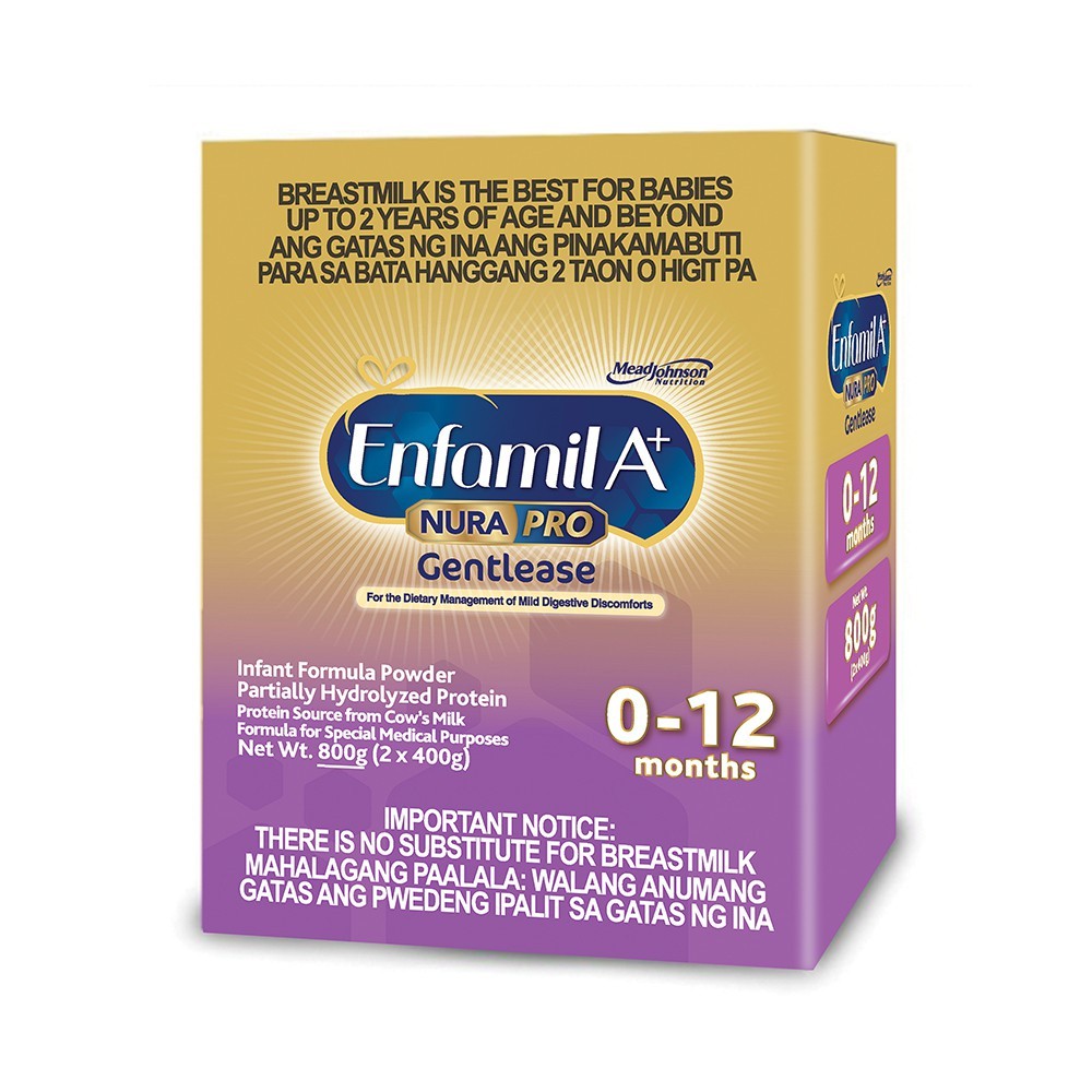 Enfamil A+ Nurapro Gentlease 800g for 0-12 Months Old Infant Formula