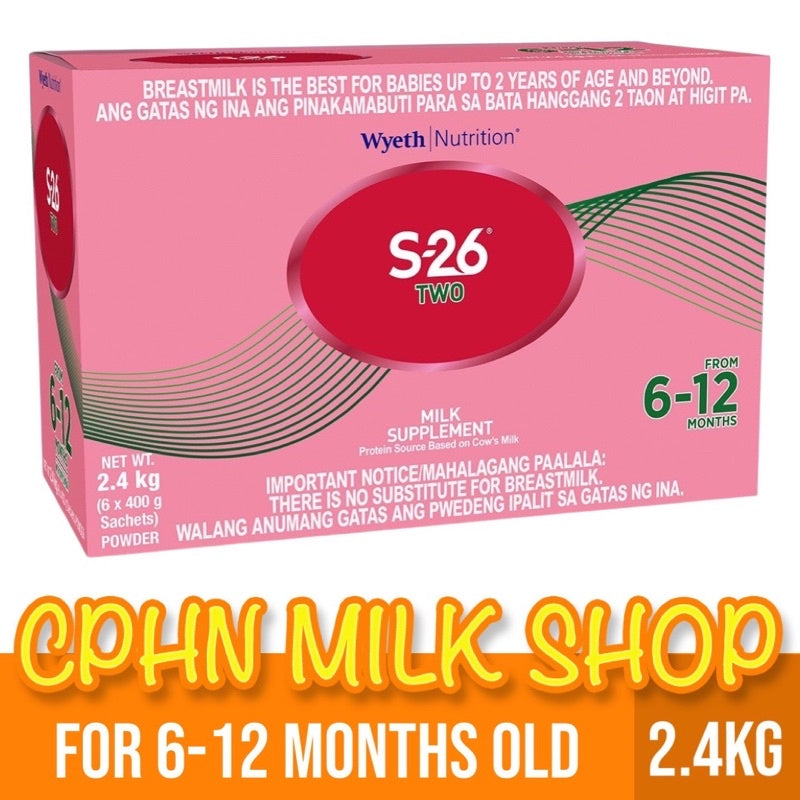 S-26® TWO 2.4kg for 6-12 Months Old Infant Formula
