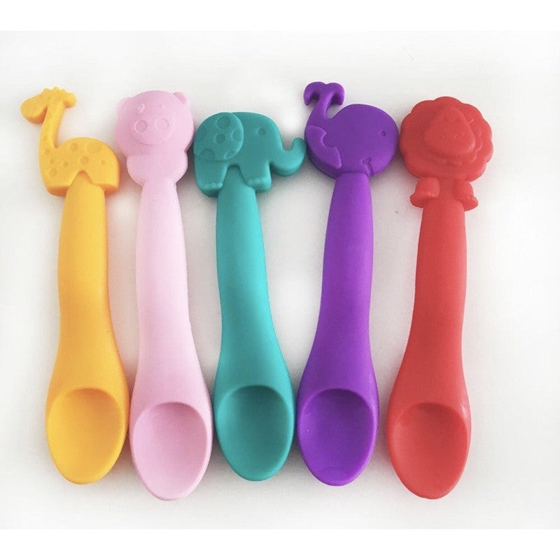 Chicco Silicone Feeding Spoon