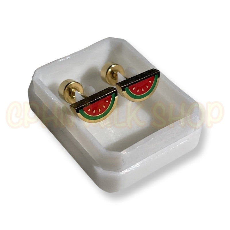 Stainless Steel De Roscas Earrings