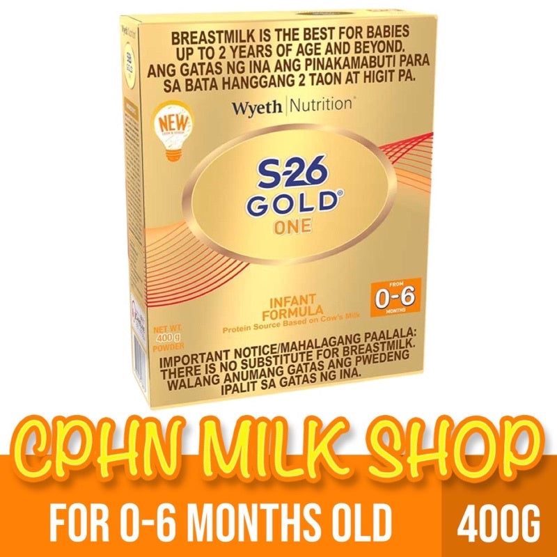 S-26 GOLD® ONE 400g for 0-6 Months Old Infant Formula
