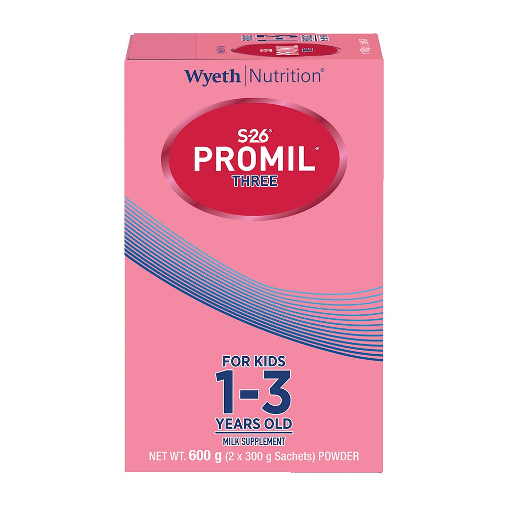 S-26® PROMIL® THREE 600g for 1-3 Years Old Milk Supplement