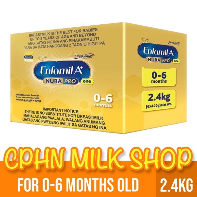 Enfamil A+ One NuraPro 2.3kg for 0-6 Months Old Infant Formula