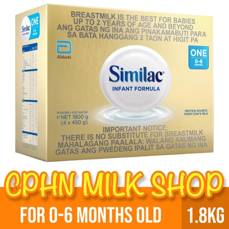 Similac 1.8kg for 0-6 Months Old Infant Formula