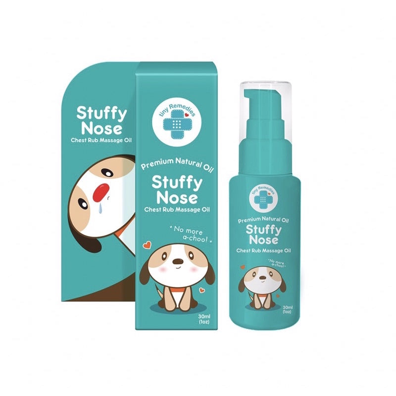 Tiny Buds Stuffy Nose Chest Rub Massage Oil