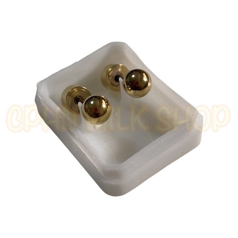 Stainless Steel De Roscas Earrings