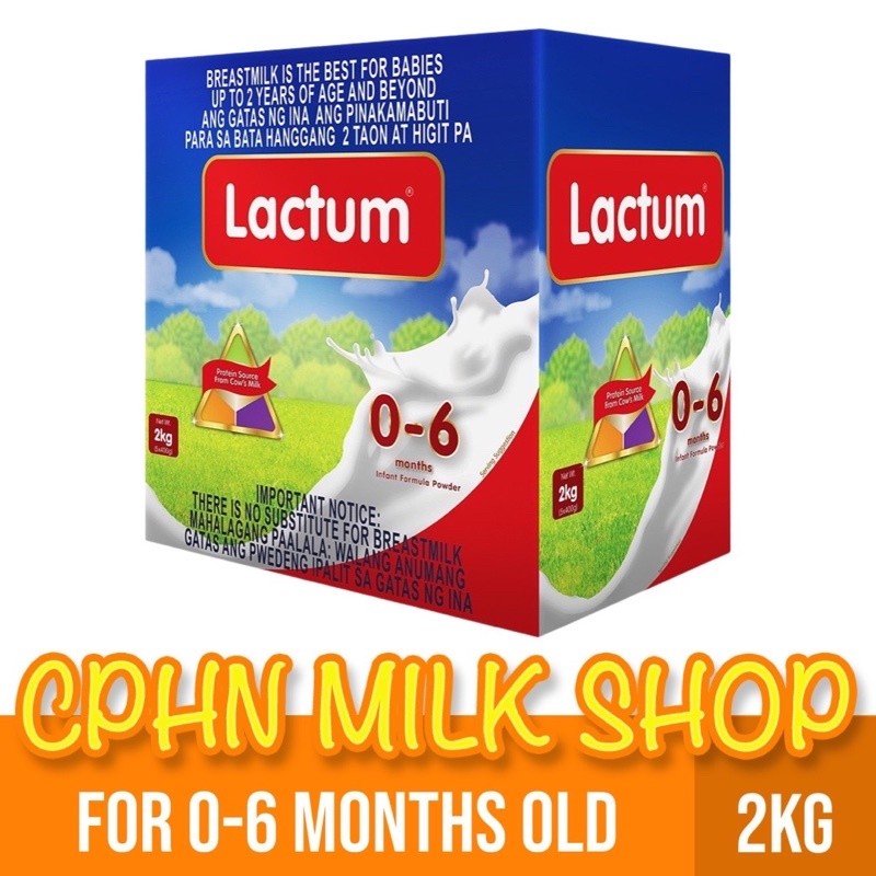 Lactum for 0-6 Months Old 2kg Infant Formula