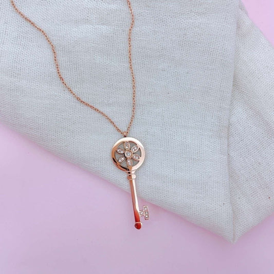 Stainless Steel Necklace Key