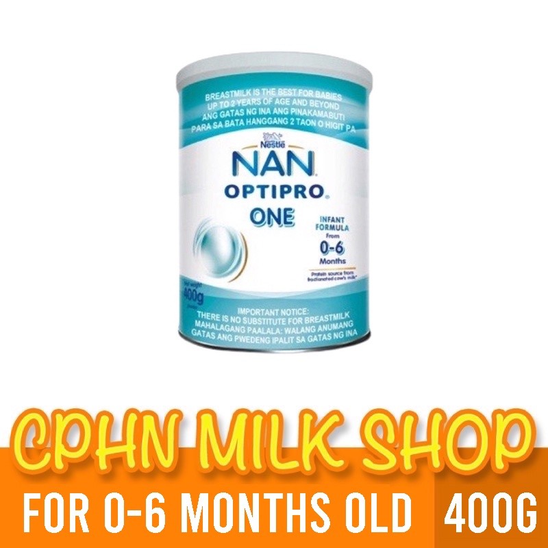 NAN® OptiPro® One 400g for 0-6 Months Old Infant Formula