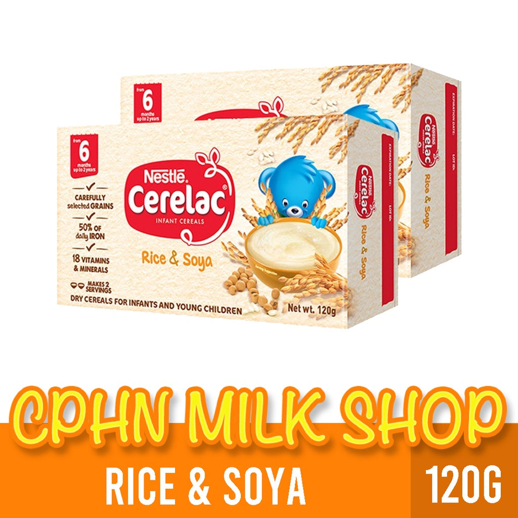 CERELAC Rice & Soya 120g - Infant Cereal