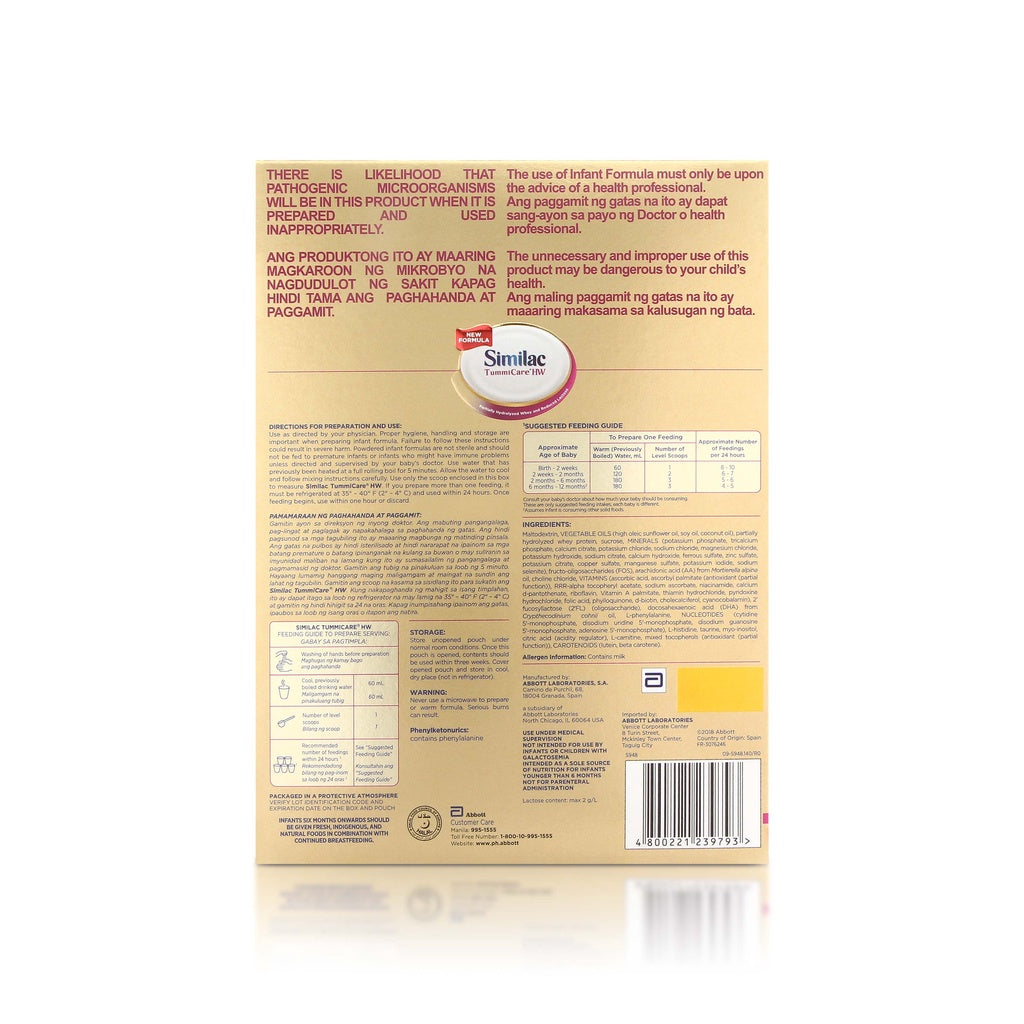 Similac TummiCare HW One 400g for 0-12 Months Old Infant Formula