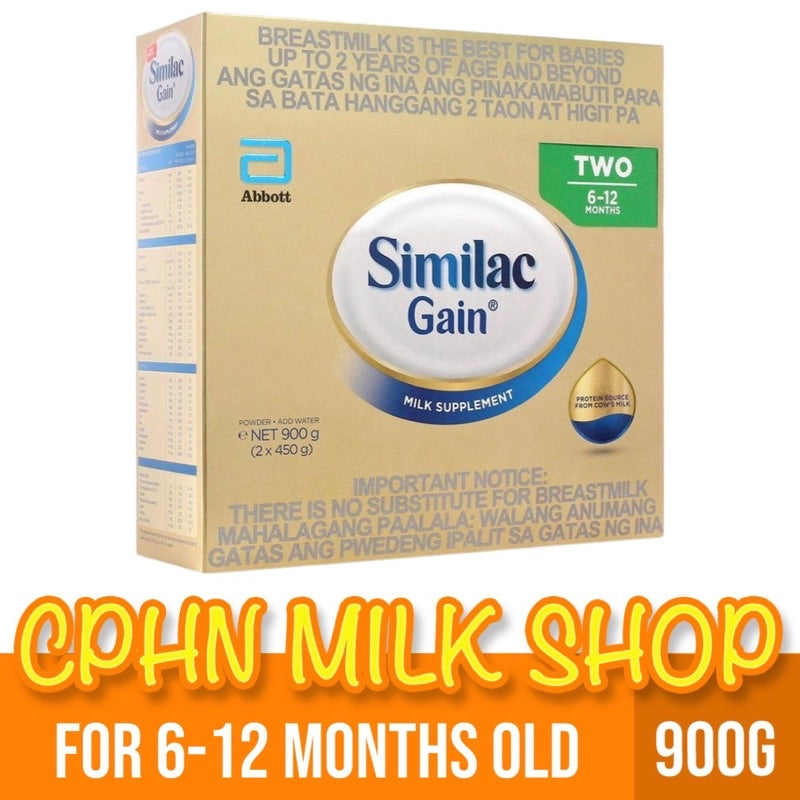 Similac Gain 900g for 6-12 Months Old Infant Formula