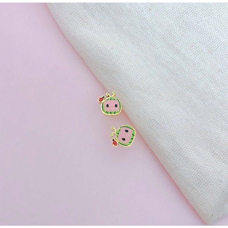 Stainless Steel Earrings Cocomelon