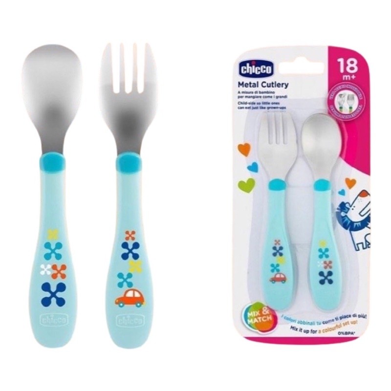 Chicco Spoon and Fork For Kids