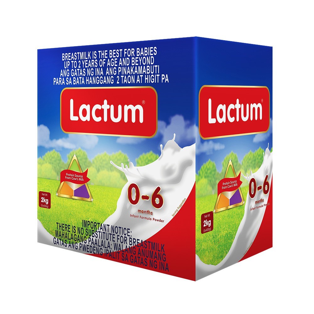 Lactum for 0-6 Months Old 2kg Infant Formula