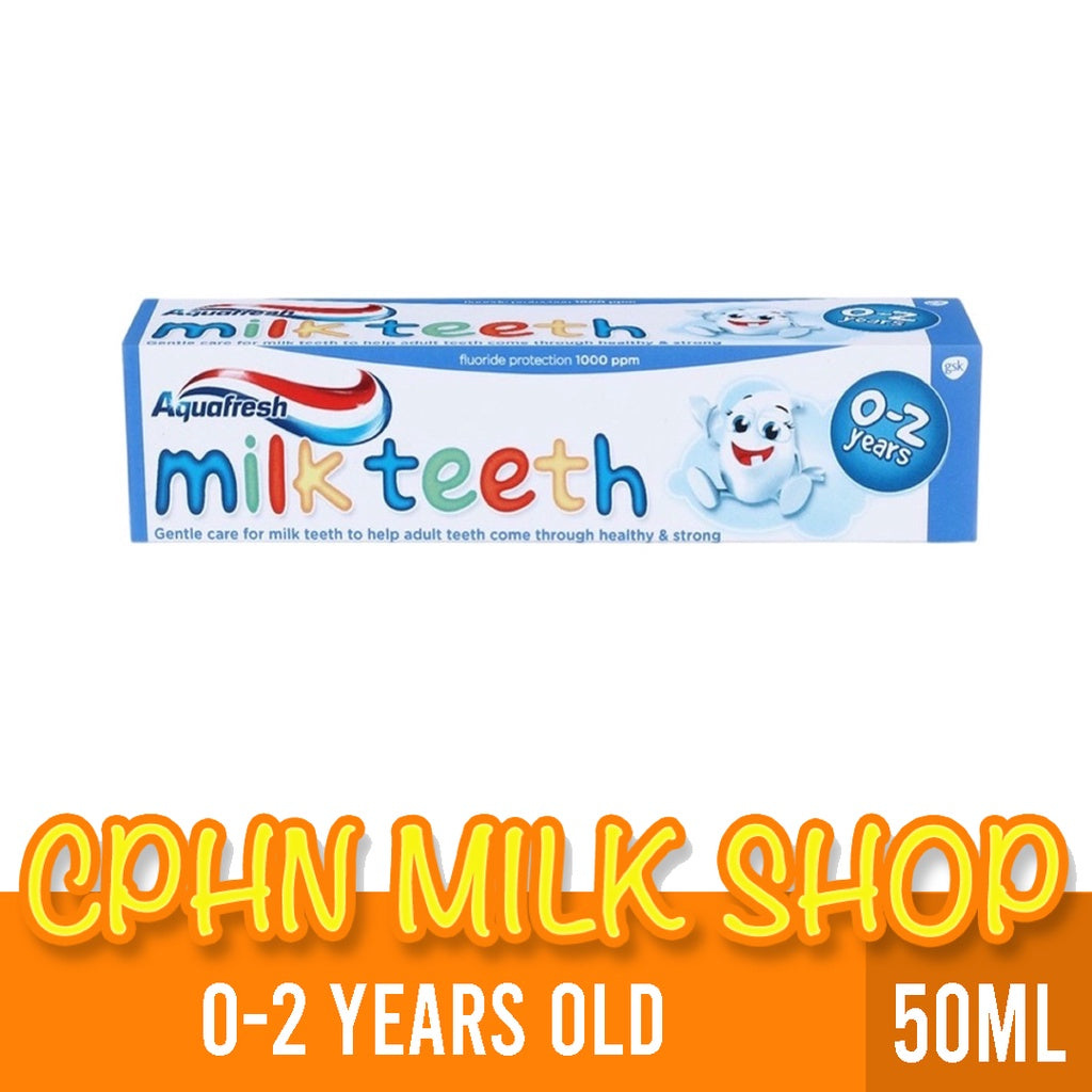 Aquafresh MilkTeeth Kids Toothpaste 0-2 Years Old 50ml