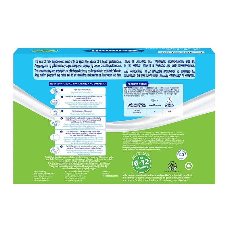 BONNA® 2.4kg for 6-12 Months Old Infant Formula (formerly BONAMIL)