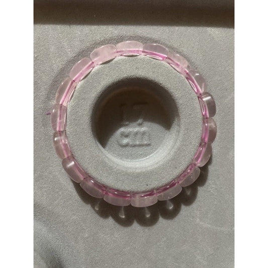 Rose quartz soft bangle