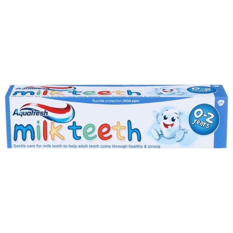 Aquafresh MilkTeeth Kids Toothpaste 0-2 Years Old 50ml