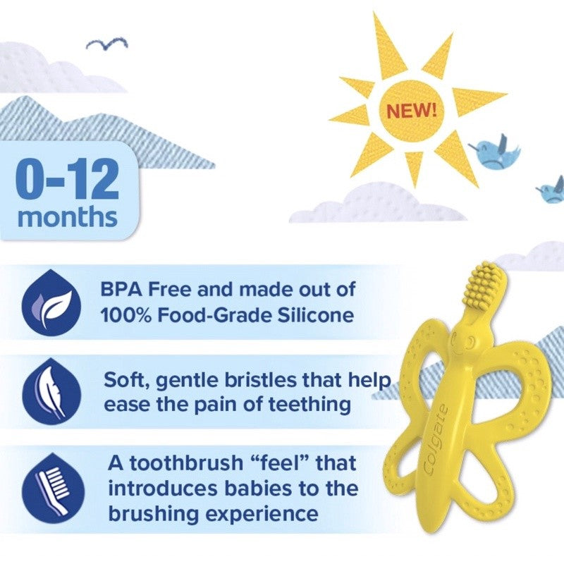 COLGATE BABY TOOTHBRUSH 0-12 MONTHS