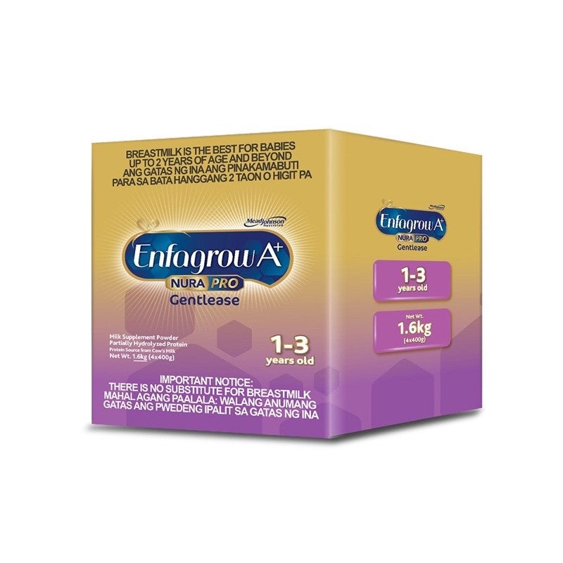 Enfagrow A+ Nurapro Gentlease 1.6kg for 1-3 Years Old Milk Supplement