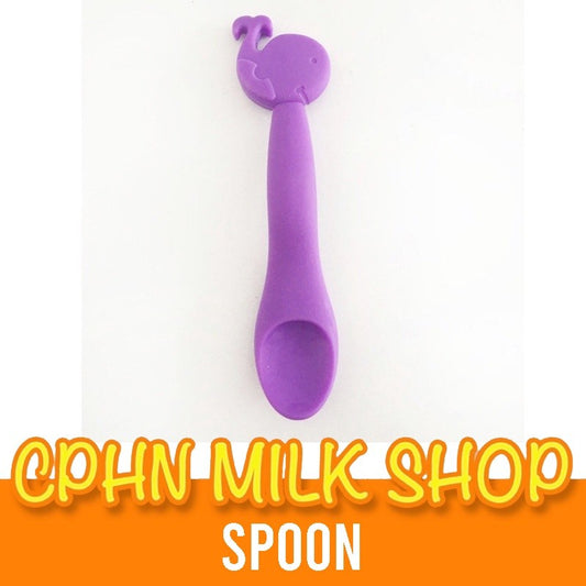 Chicco Silicone Feeding Spoon - Purple