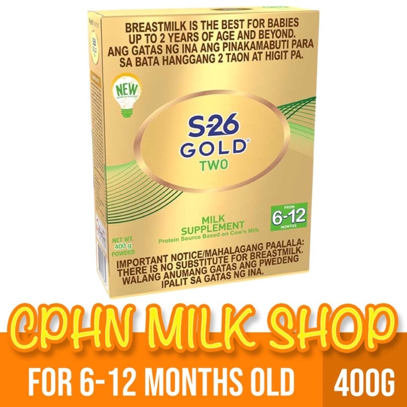 S-26 GOLD® TWO 400g for 6-12 Months Old Infant Formula