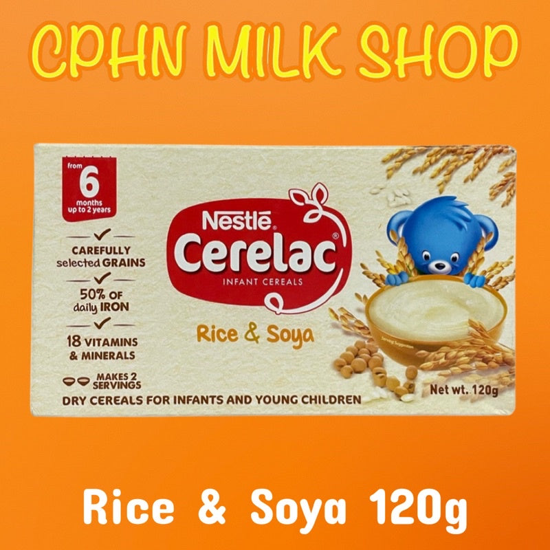 CERELAC Rice & Soya 120g - Infant Cereal