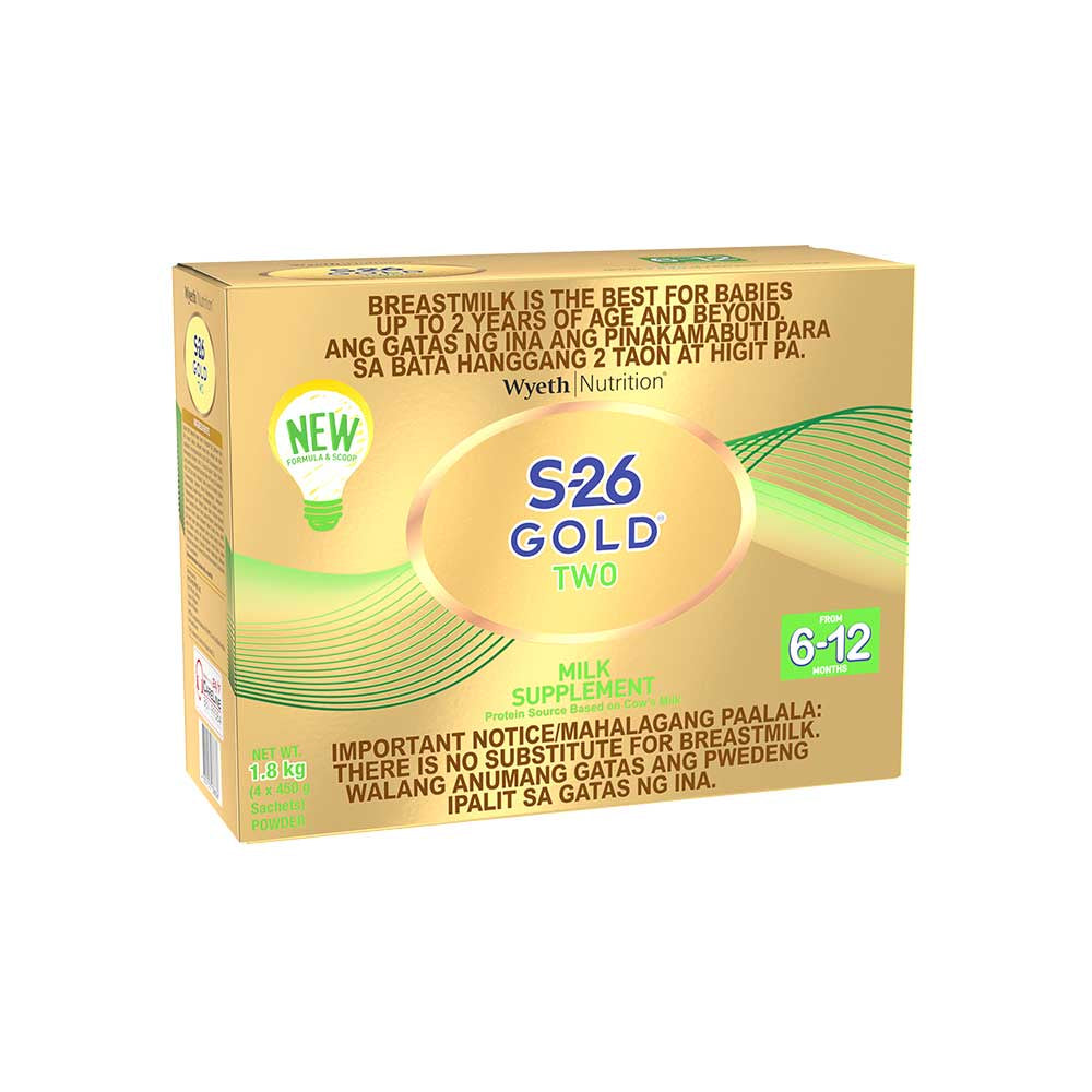 S-26 GOLD® TWO 1.8kg for 6-12 Months Old Infant Formula