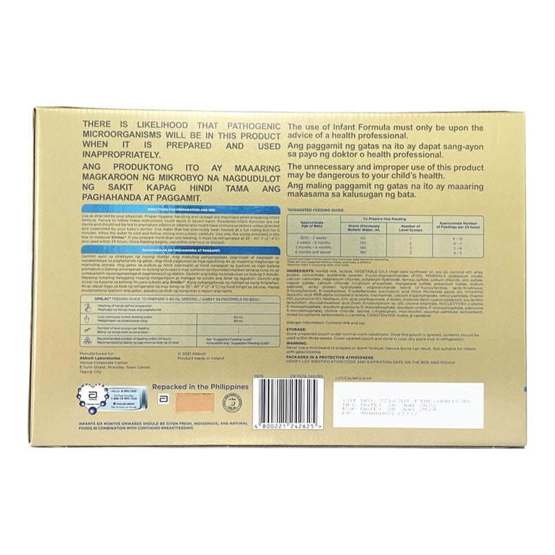 Similac 2.4kg for 0-6 Months Old Infant Formula