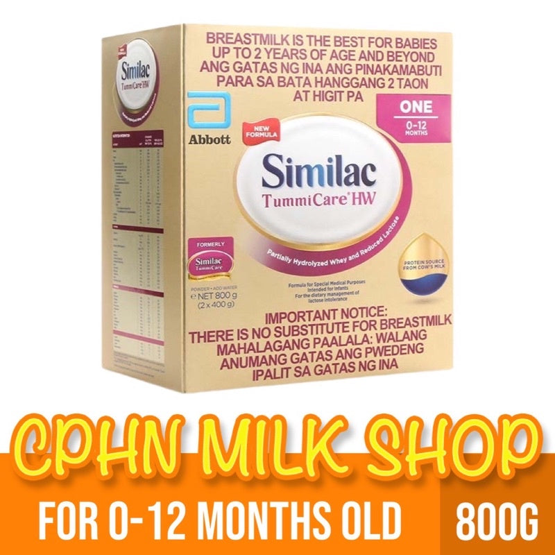 Similac TummiCare HW One 800g for 0-12 Months Old Infant Formula