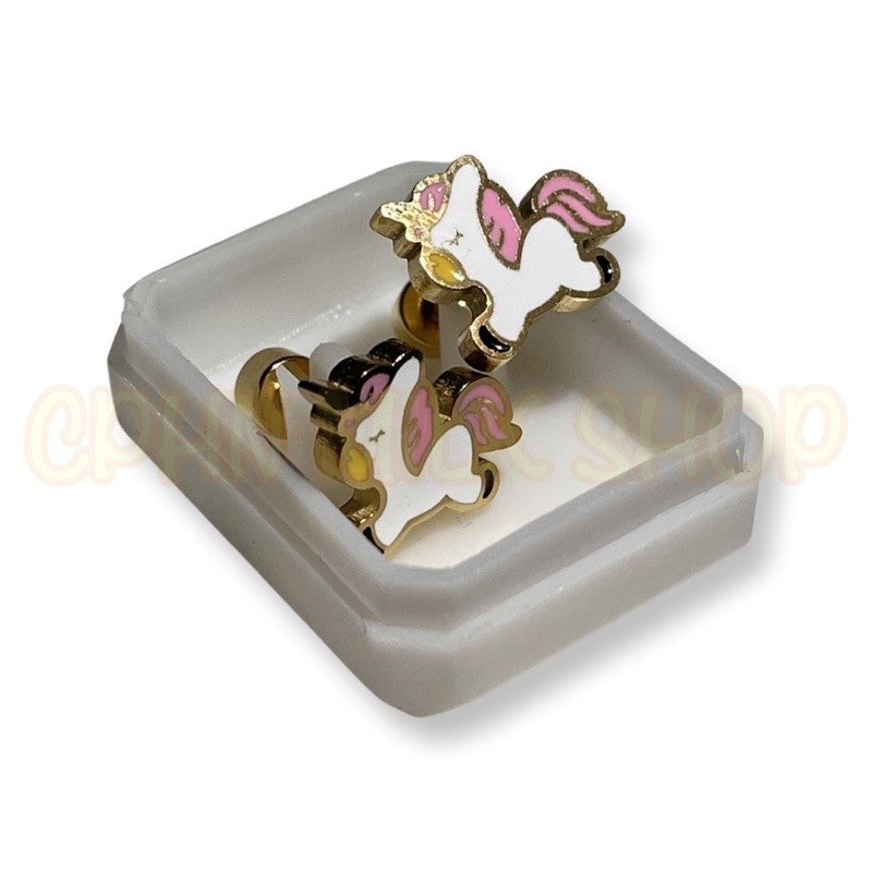 Stainless Steel Earrings Unicorn