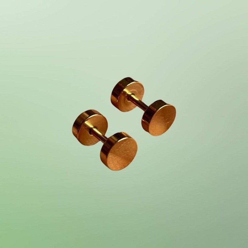 Stainless Steel Earrings Flat Circle