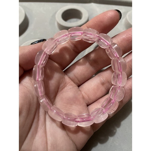 Rose quartz soft bangle