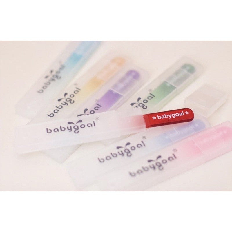 BABY GOAL GLASS NAIL FILE WITH HARDCASE -PINK