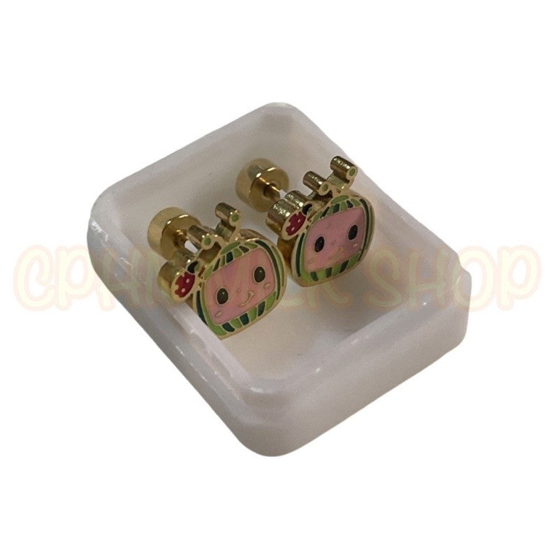 Stainless Steel Earrings Cocomelon