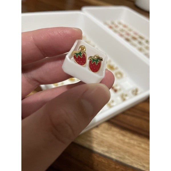 Stainless Steel Earrings Strawberry