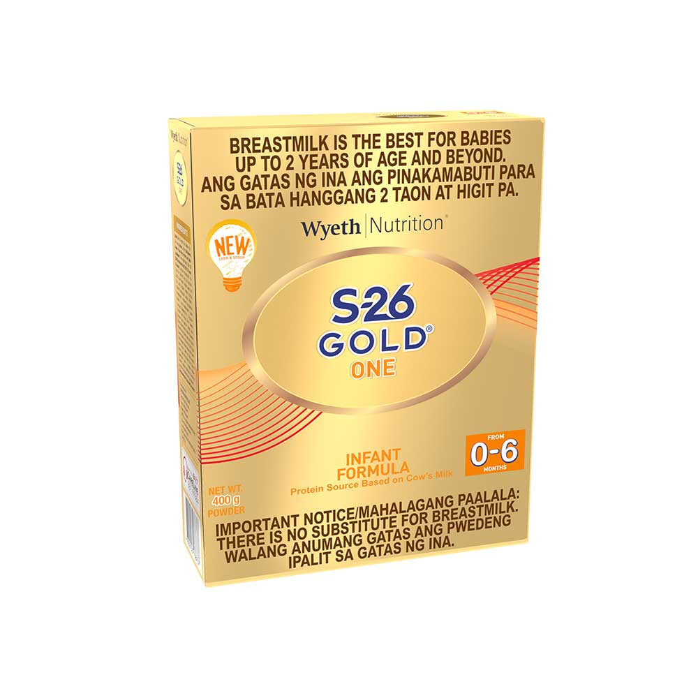 S-26 GOLD® ONE 400g for 0-6 Months Old Infant Formula