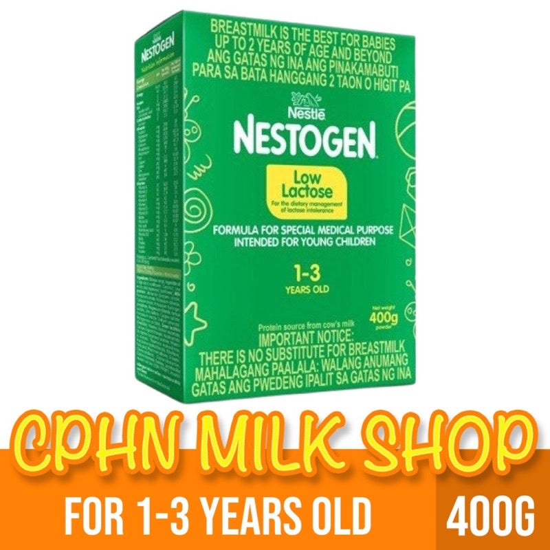 Nestogen Low Lactose 400g for 1-3 Years Old Milk Supplement